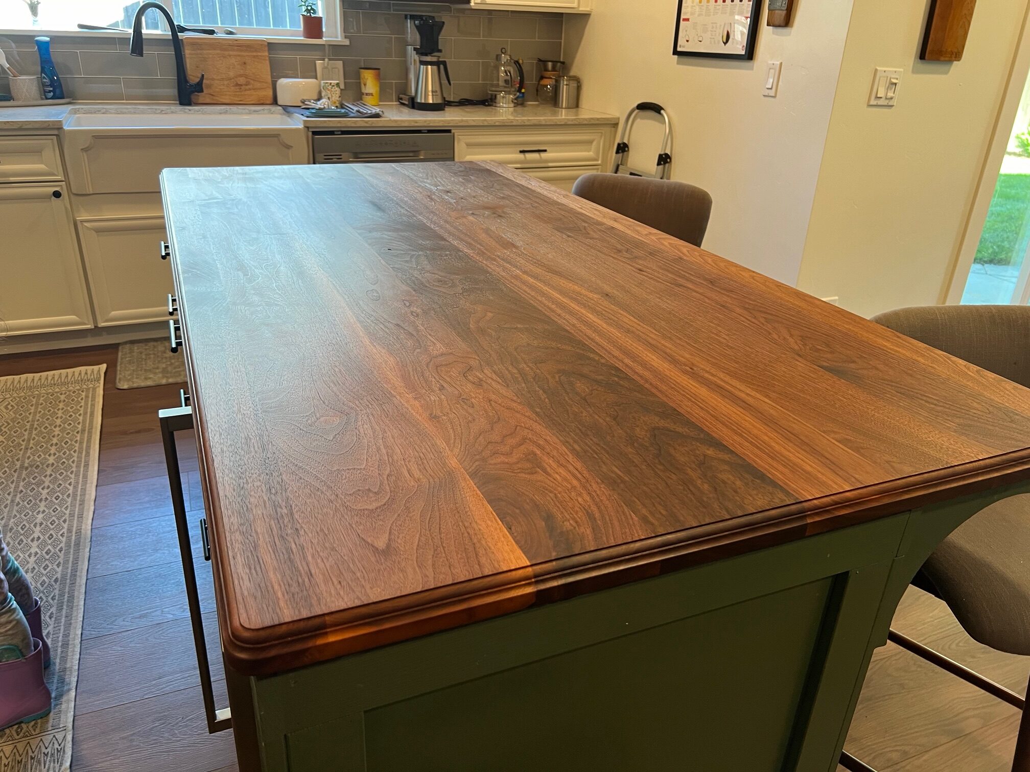 Walnut Island Countertop